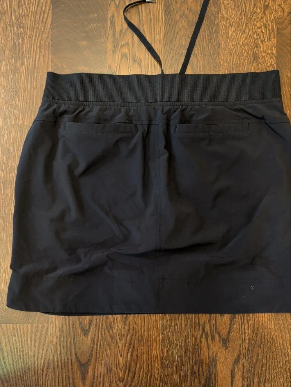 Athleta Black Performance Skort with Drawstring